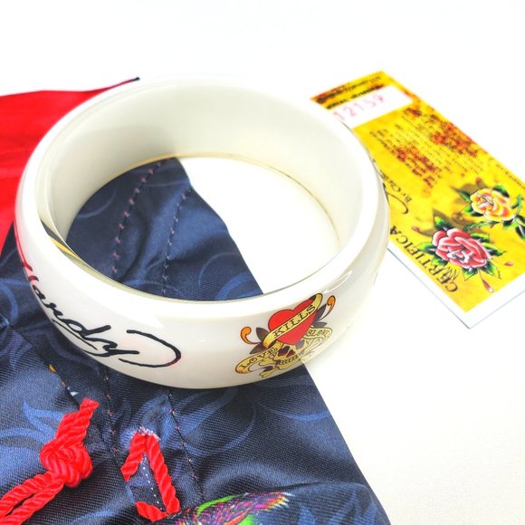 ED HARDY VINTAGE Style Authentic Bracelet/Bangle Bracelet/Hard Rock Accessories - Picture 6 of 10